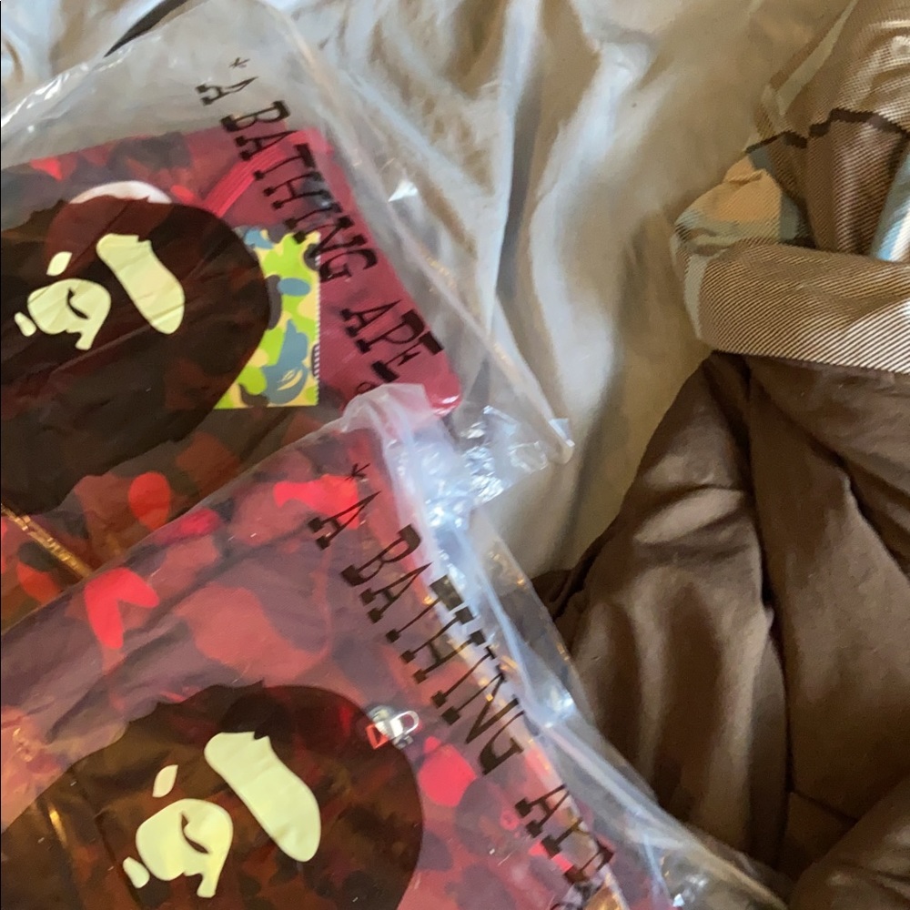 Bathing Ape Tracksuit (Red) Size Large